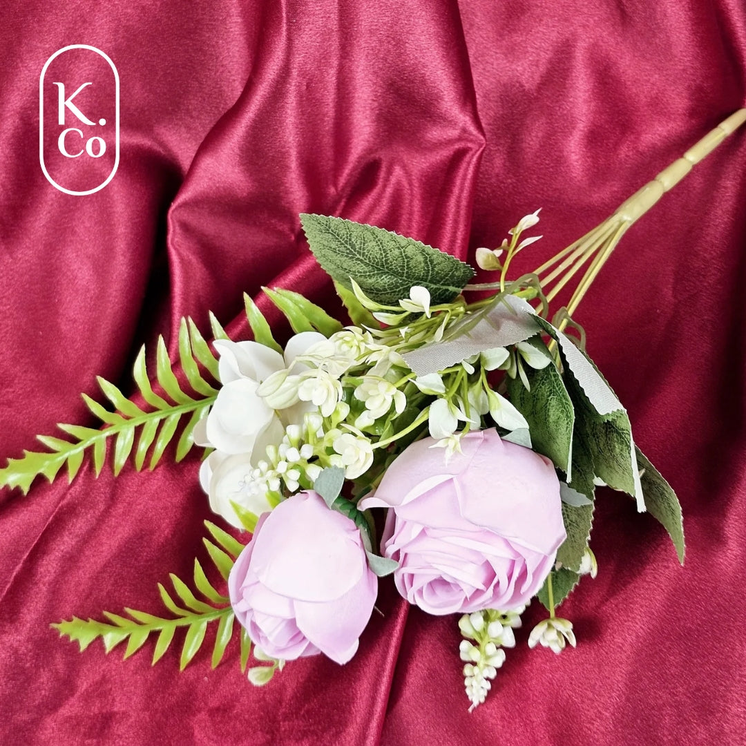 Lavender rose flower bunch