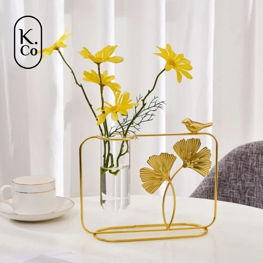Bird test tube - vase