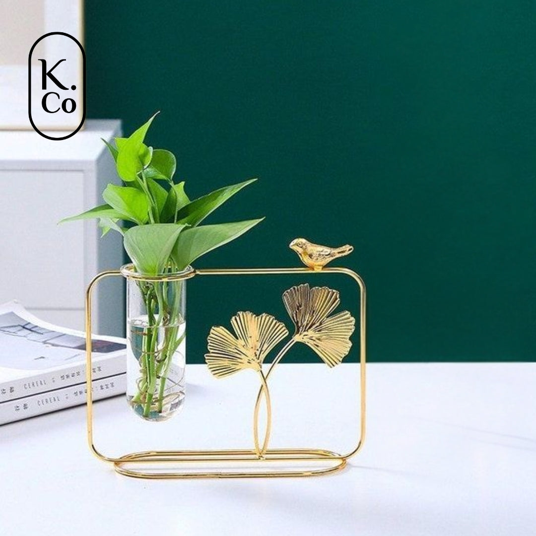 Bird test tube - vase