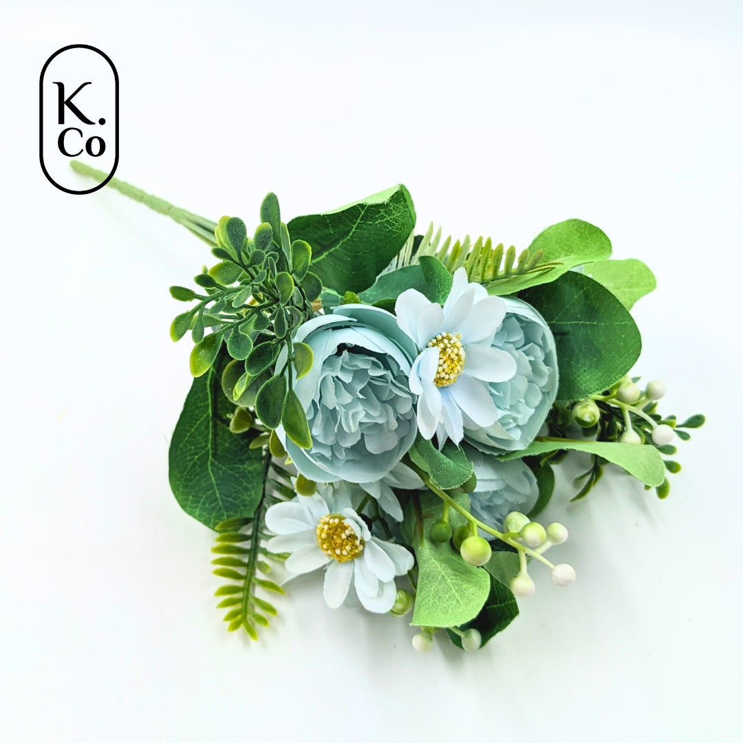 Multi flora flower bunch - blue