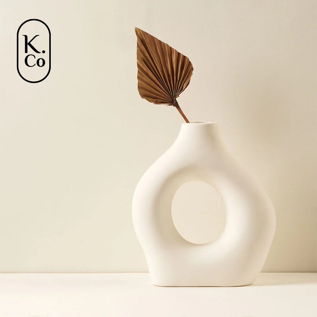 Nordic donut vase