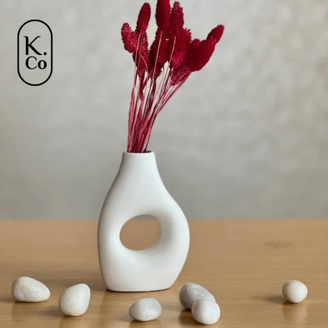 Nordic donut vase
