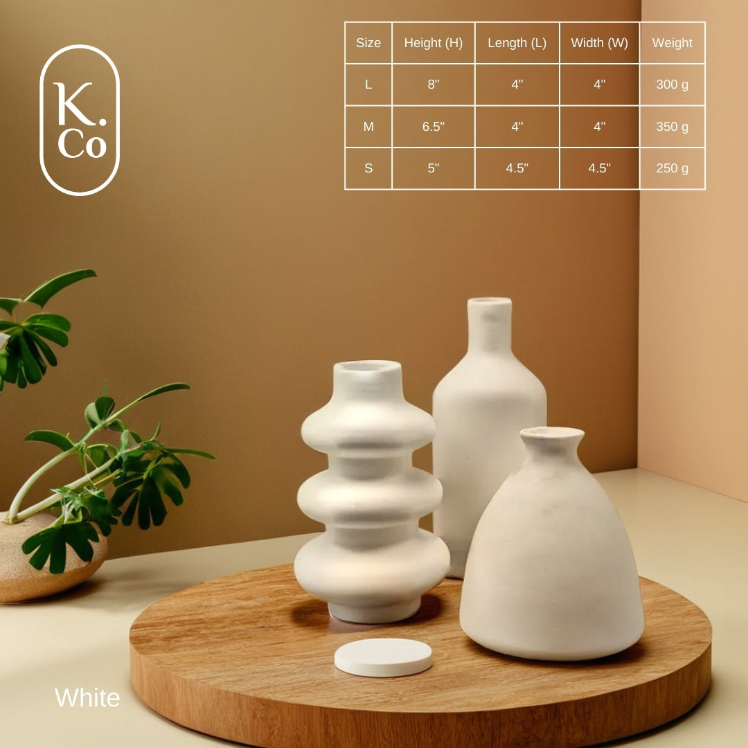 Konso vase - white