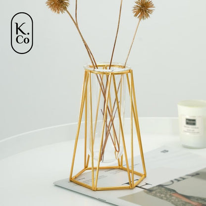 Hexagon shape test tube - vase