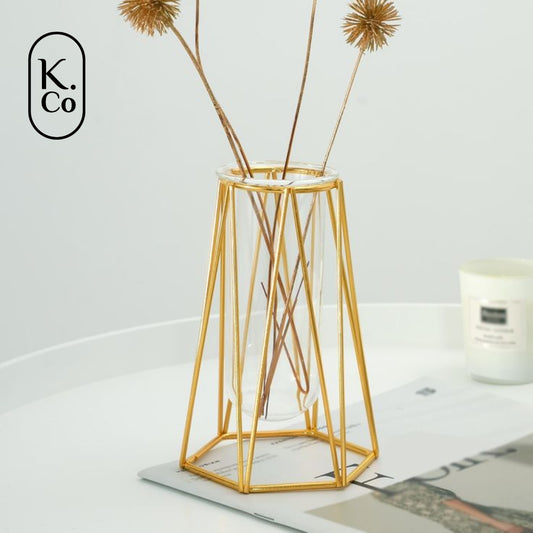 Hexagon shape test tube - vase