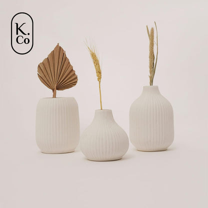 Ivory vase set
