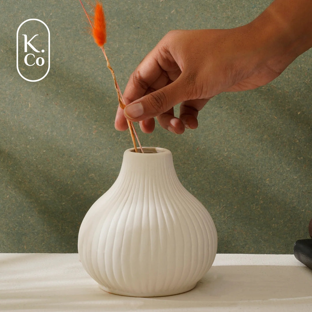 Ivory vase