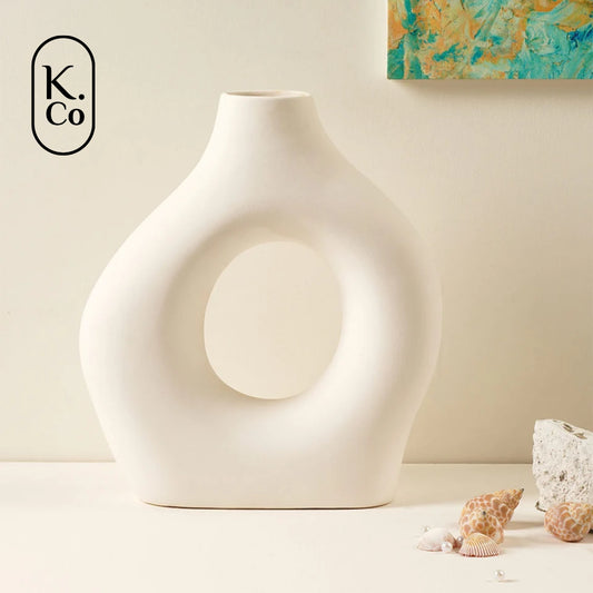 Nordic donut vase